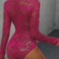 Lace Long Sleeve Bodysuit