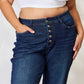 Judy Blue Full Size Button-Fly Straight Jeans