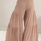 HYFVE Tie Front Ruched Tiered Pants