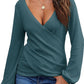 Surplice Long Sleeve T-Shirt