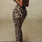 Animal Print V-Neck Cami Dress