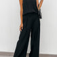 Spaghetti Strap Cami and Wide Leg Pants Set