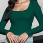 Scoop Neck Long Sleeve T-Shirt