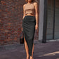 Split High Waist Skirt