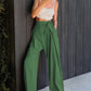 Tied High Waist Wide Leg Pants